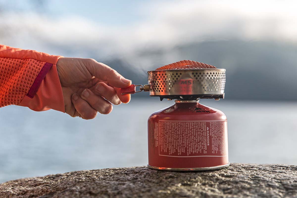 Integrated canister stove hot sale